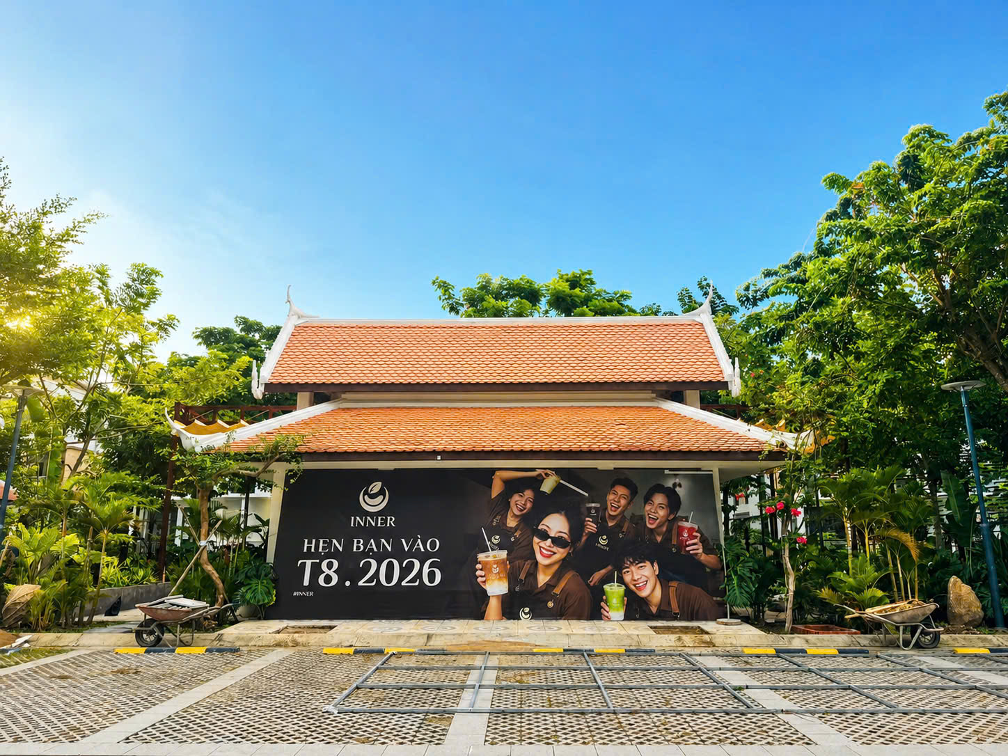 Cafe sắp ra mắt tại công viên nội khu T&T City Millennia